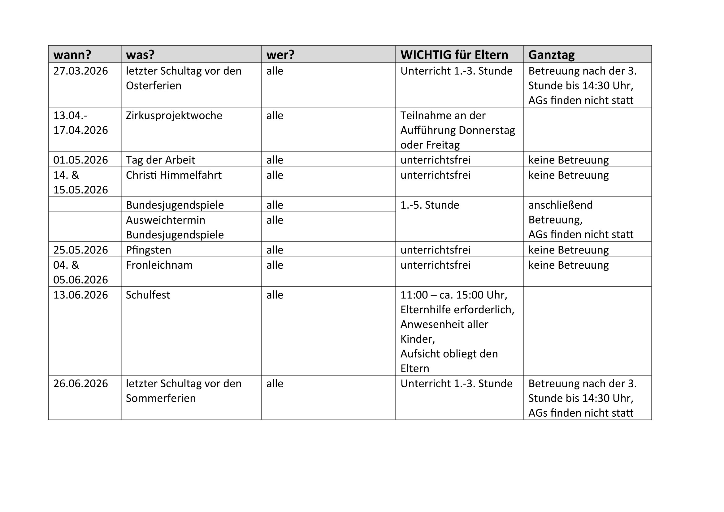 Termine 2025 2026 Seite 3