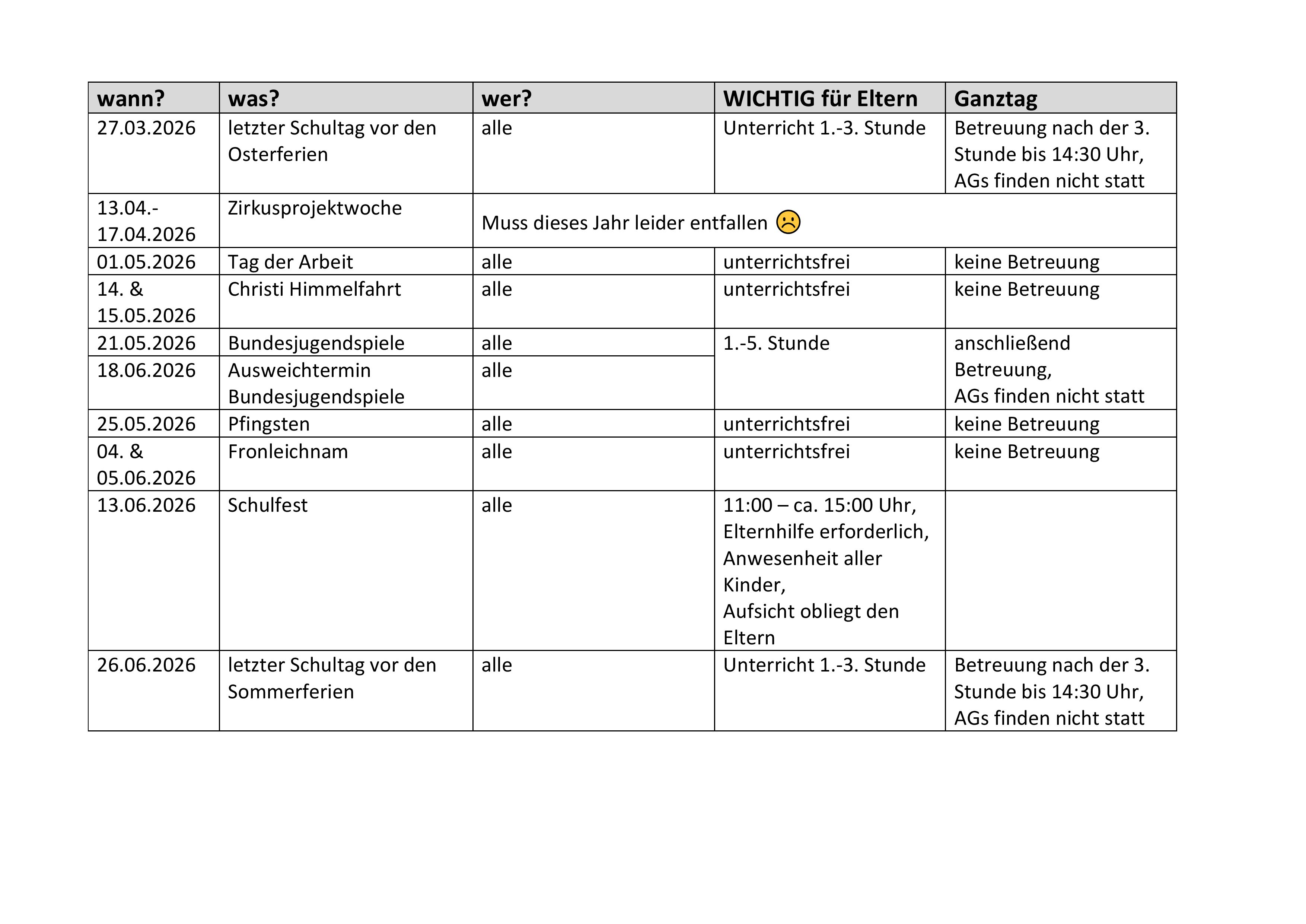 Termine Seite 3